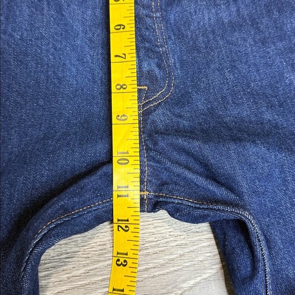 Levi’s 501 Shrink-to-Fit Men’s Button-Fly Straight Leg Jeans Dark Blue Sz 32x32 - Picture 11 of 12